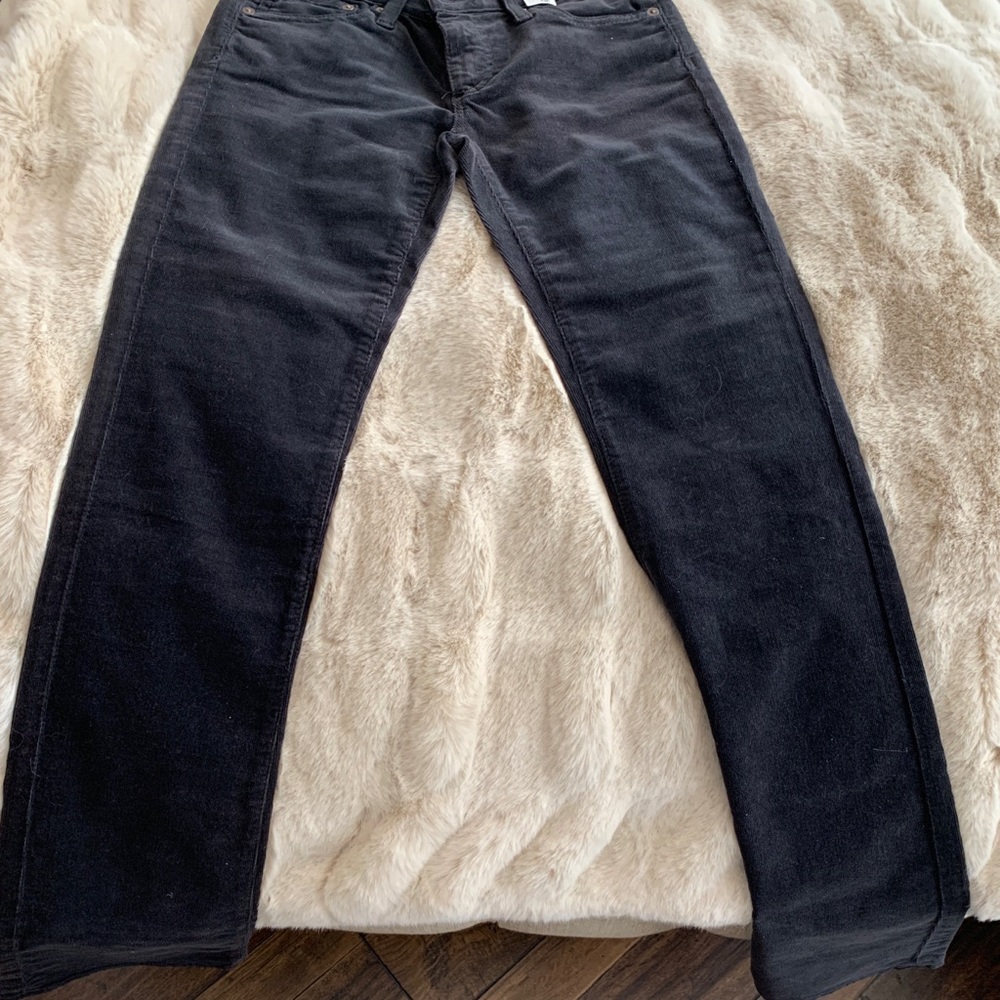 Ag The Angel size 24 navy corduroy NWT bootcut